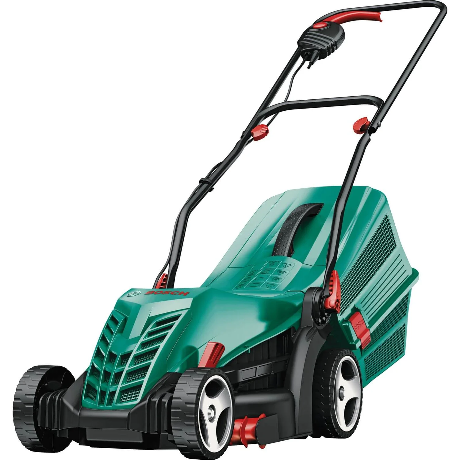 Bosch 1300W Rotak 34-13 Electric Lawn Mower - 34cm 1 Bosch 1300W Rotak 34-13 Electric Lawn Mower - 34cm