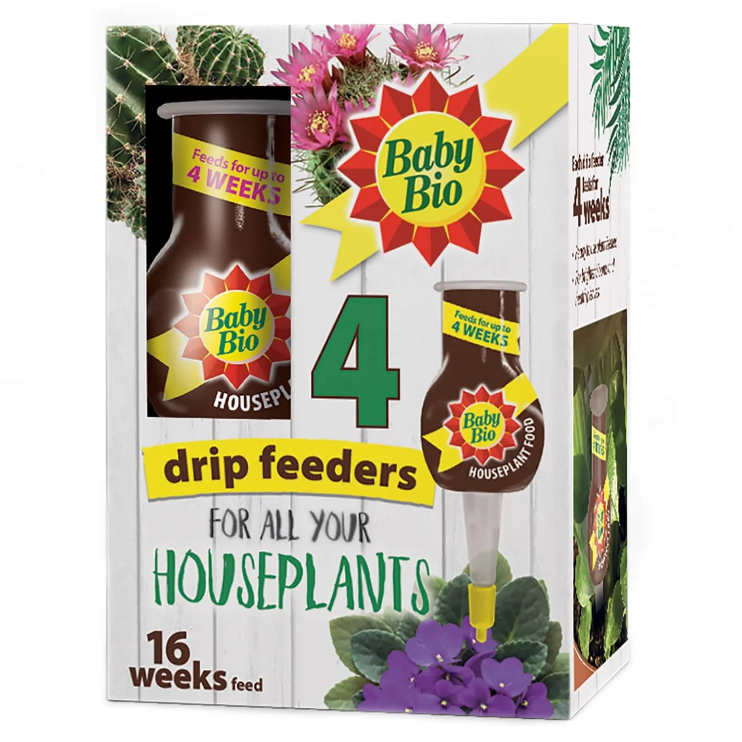Baby Bio Original Houseplant Drip Feeders (Pack Of 4) 1 Baby Bio Original Houseplant Drip Feeders (Pack Of 4)