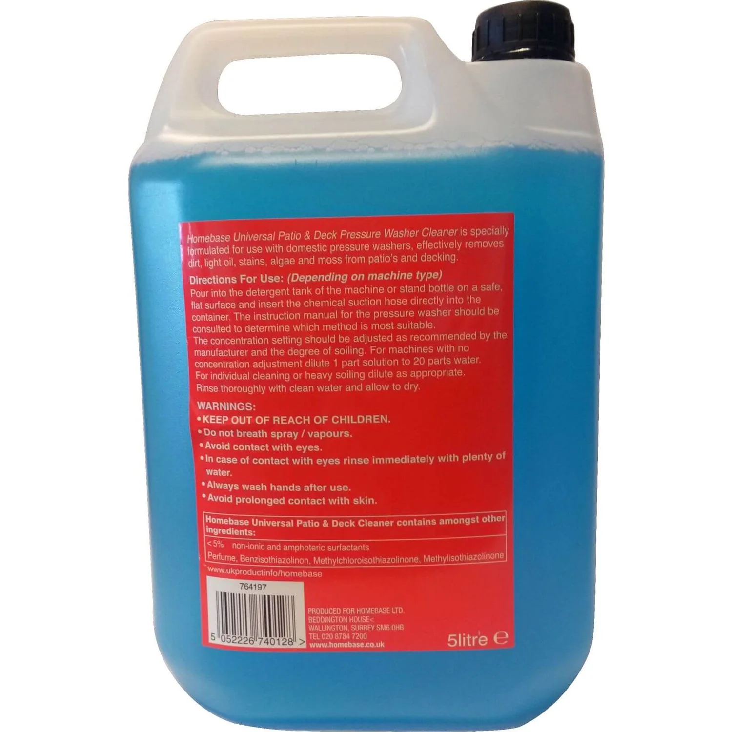 ALM 5L Universal Patio & Decking Cleaner 2 ALM 5L Universal Patio & Decking Cleaner - Image 2