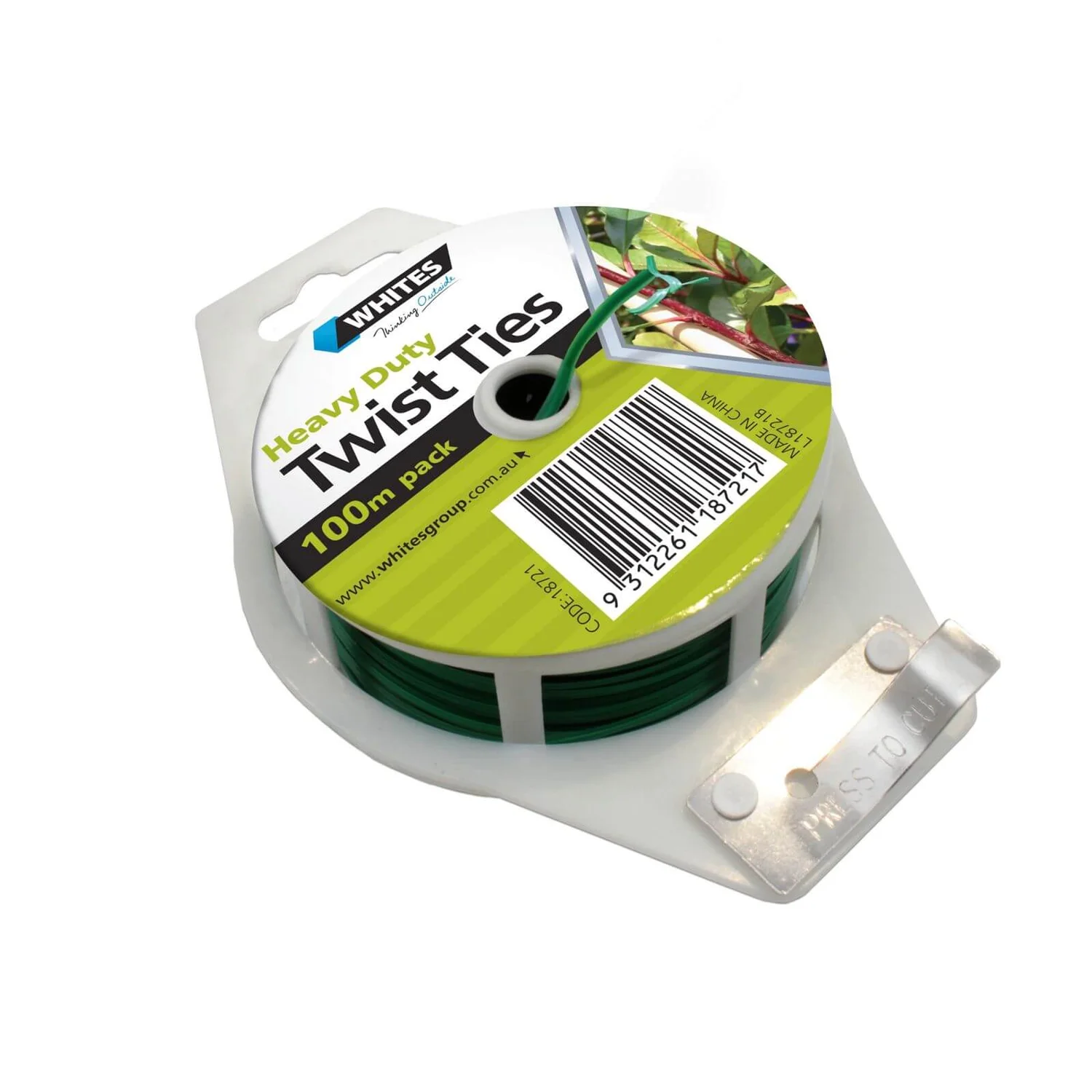 Whites Green Twist Tie Reel - 100m 1 Whites Green Twist Tie Reel - 100m
