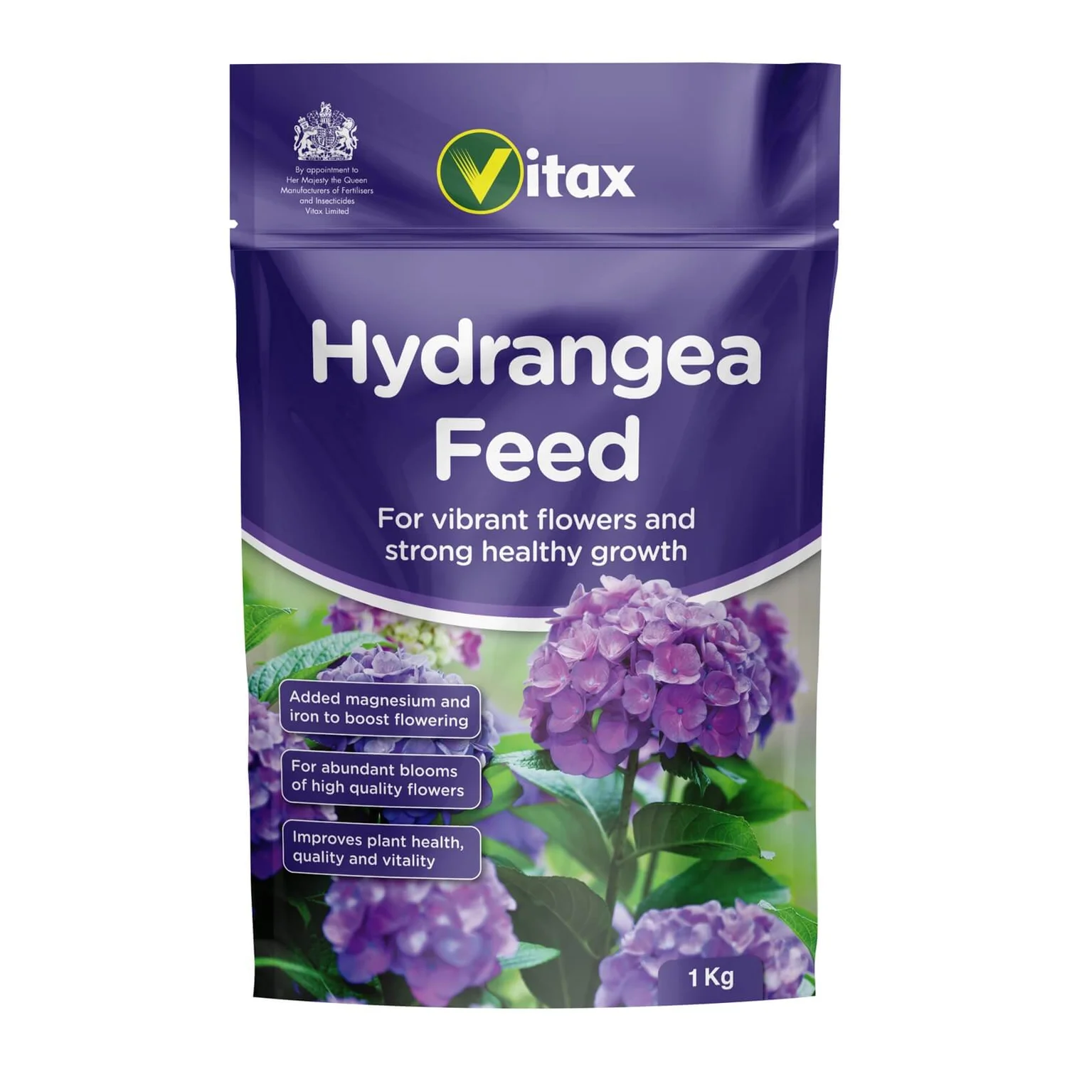 Vitax Hydrangea Fertiliser Pouch 1kg 1 Vitax Hydrangea Fertiliser Pouch 1kg