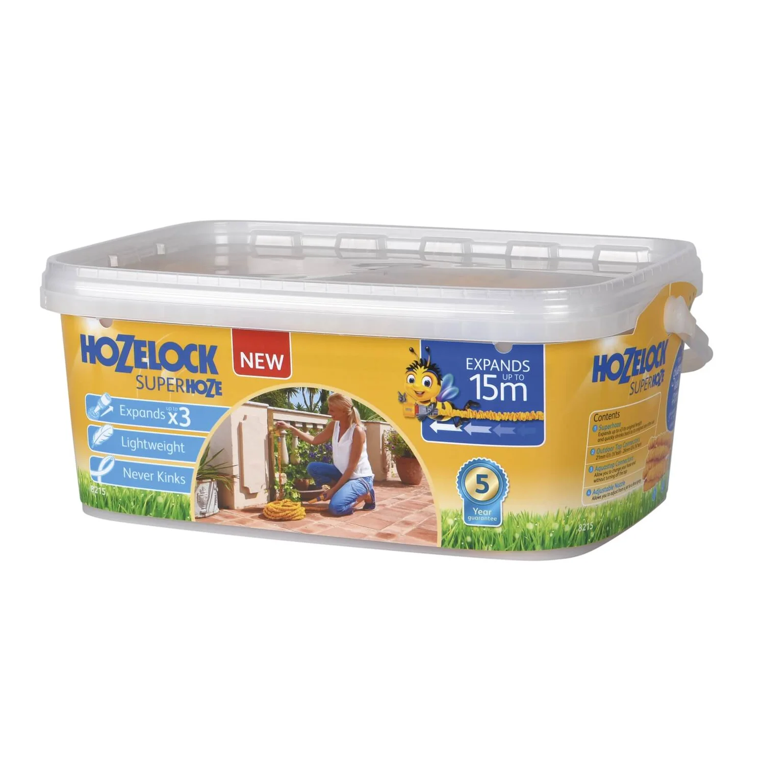 Hozelock Expanding Superhoze Hose - 15m 1 Hozelock Expanding Superhoze Hose - 15m