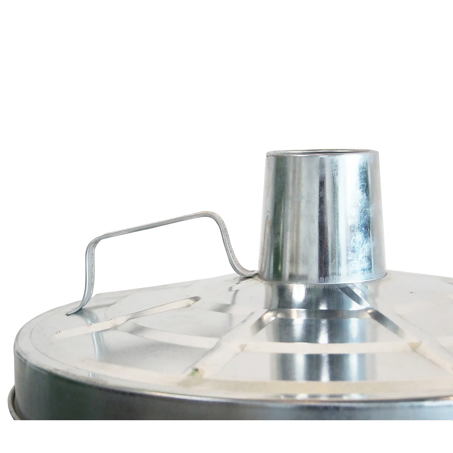 None Garden Galvanised Steel Incinerator / Fire Bin With Lid - 85L 2 None Garden Galvanised Steel Incinerator / Fire Bin With Lid - 85L - Image 2