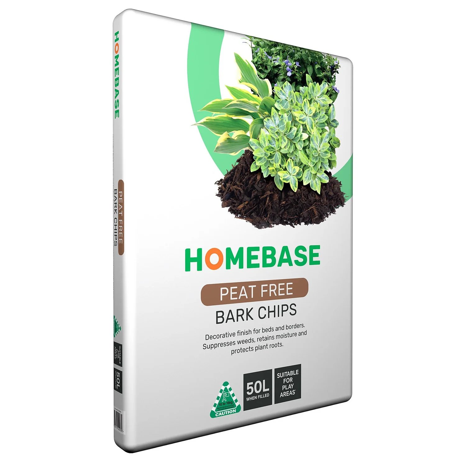 Homebase Bark Chips - Untreated - 50L 1 Homebase Bark Chips - Untreated - 50L