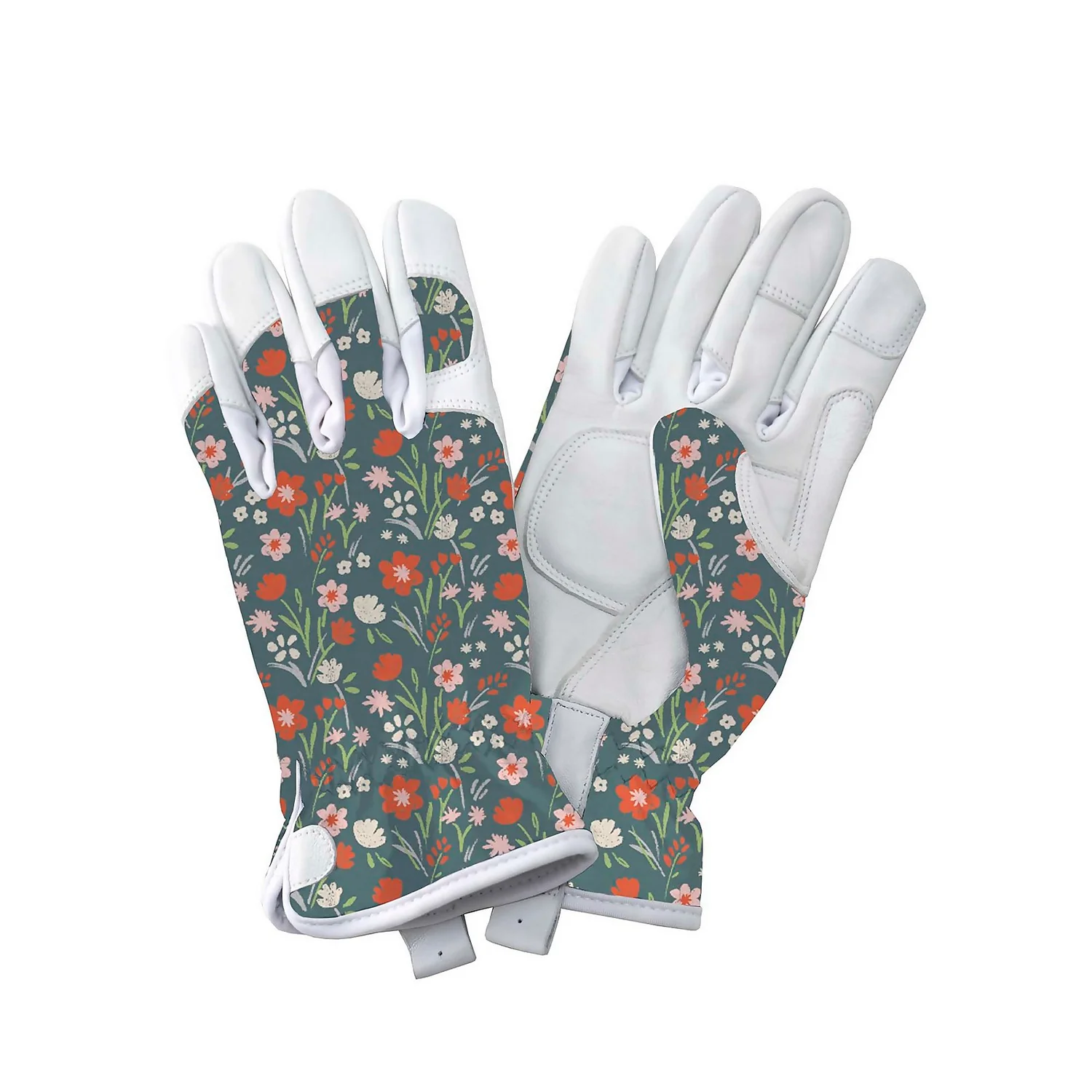 Westland Premium Leather Gloves Flower - Medium 1 Westland Premium Leather Gloves Flower - Medium