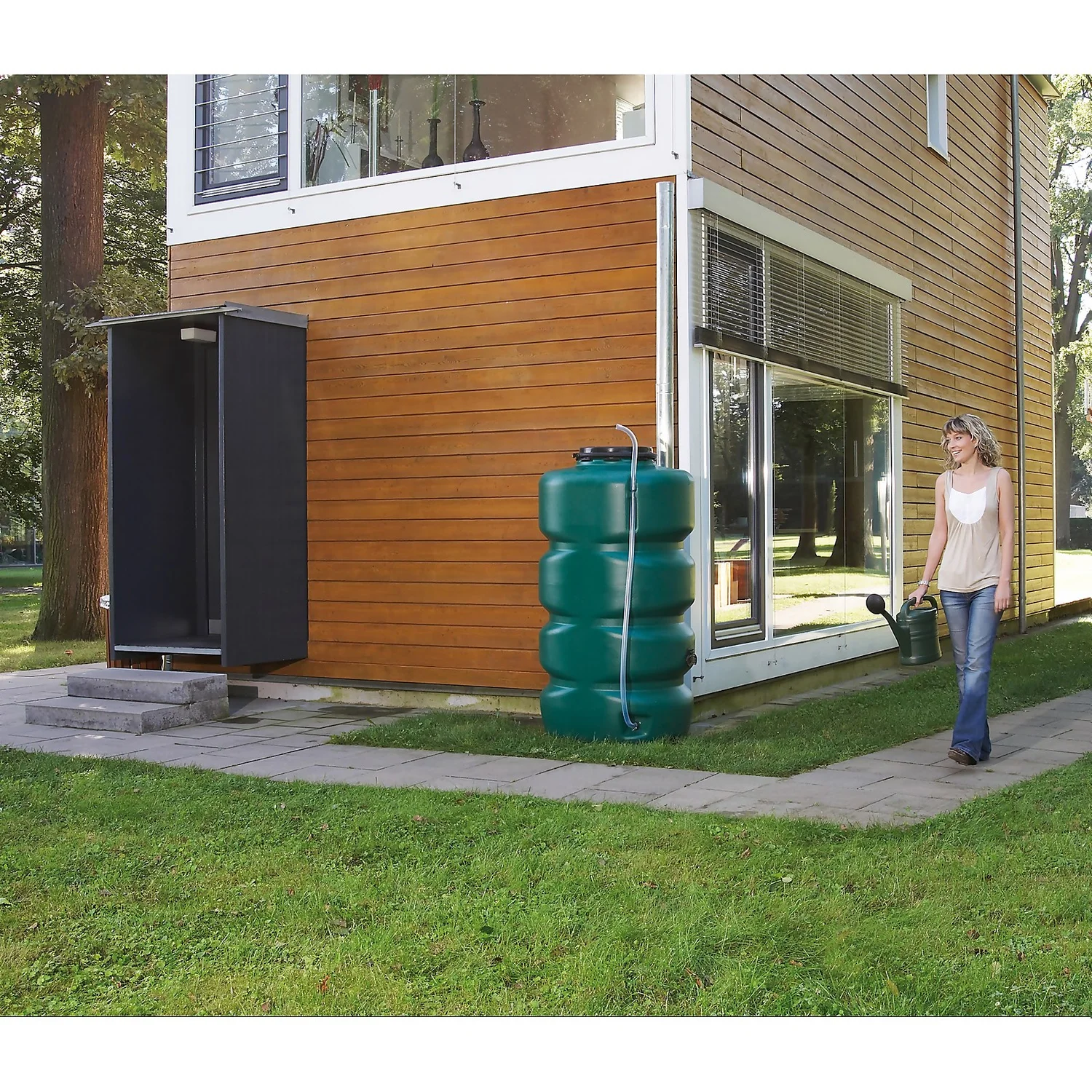 Garantia Garden Water Tank - 750L - Green 2 Garantia Garden Water Tank - 750L - Green - Image 2