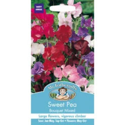 Mr. Fothergill's Sweet Pea Bouquet Mixed (Lathyrus Odoratus) Seeds