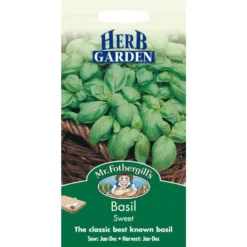 Mr. Fothergill's Basil Sweet Genovese (Ocimum Basilicum) Seeds