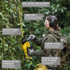 STANLEY FATMAX V20 18V Cordless Hedge Trimmer 55cm (Sfmcht855M1-Gb) 11 STANLEY FATMAX V20 18V Cordless Hedge Trimmer 55cm (Sfmcht855M1-Gb) -Garden Care Shop 12882306 2675052745698945