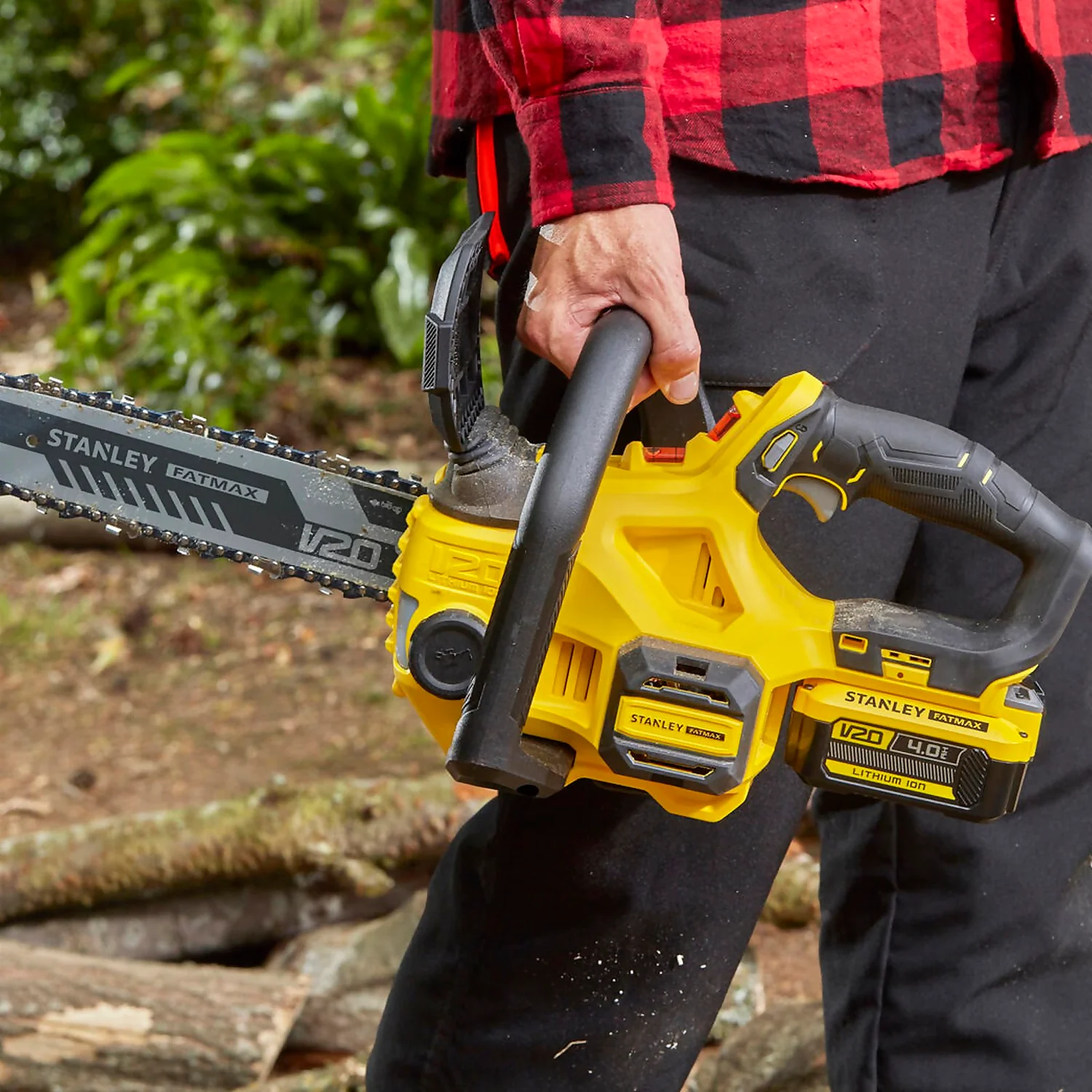 STANLEY FATMAX V20 18V Cordless 30Cm Chainsaw (Sfmccs630M1-Gb) 6 STANLEY FATMAX V20 18V Cordless 30Cm Chainsaw (Sfmccs630M1-Gb) - Image 6