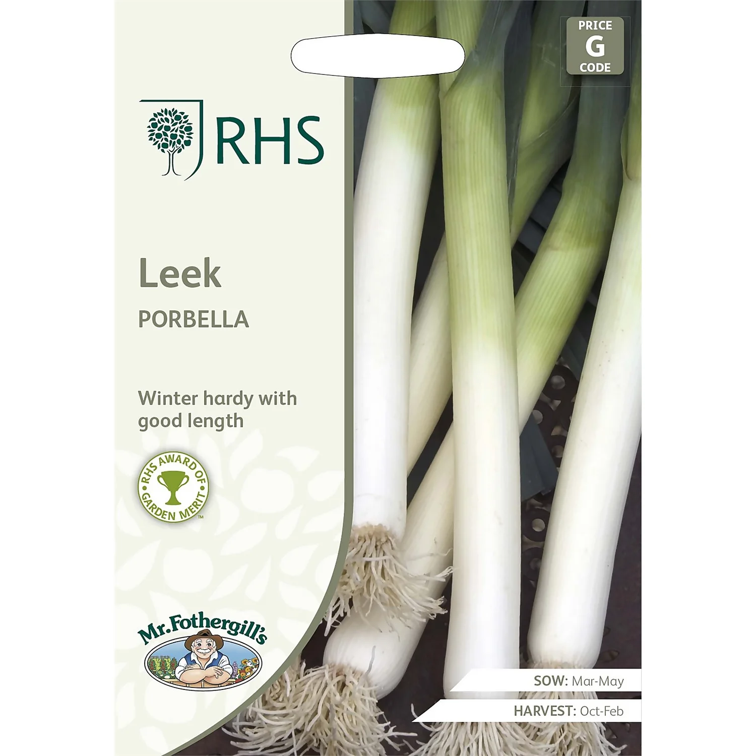 RHS Leek Porbella Seeds 1 RHS Leek Porbella Seeds