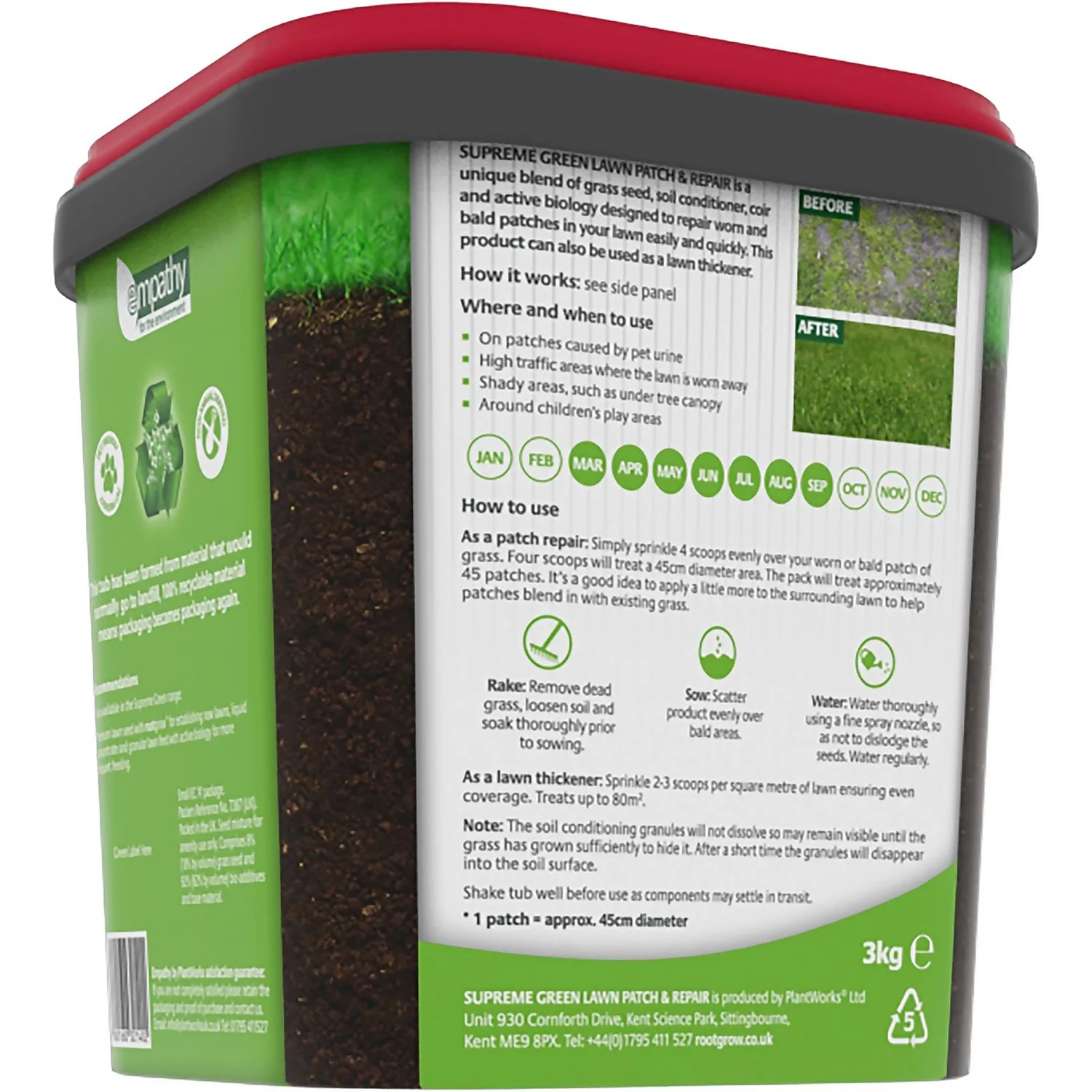 Supreme Green Mow And Patch - 45 Patches 2 Supreme Green Mow And Patch - 45 Patches - Image 2