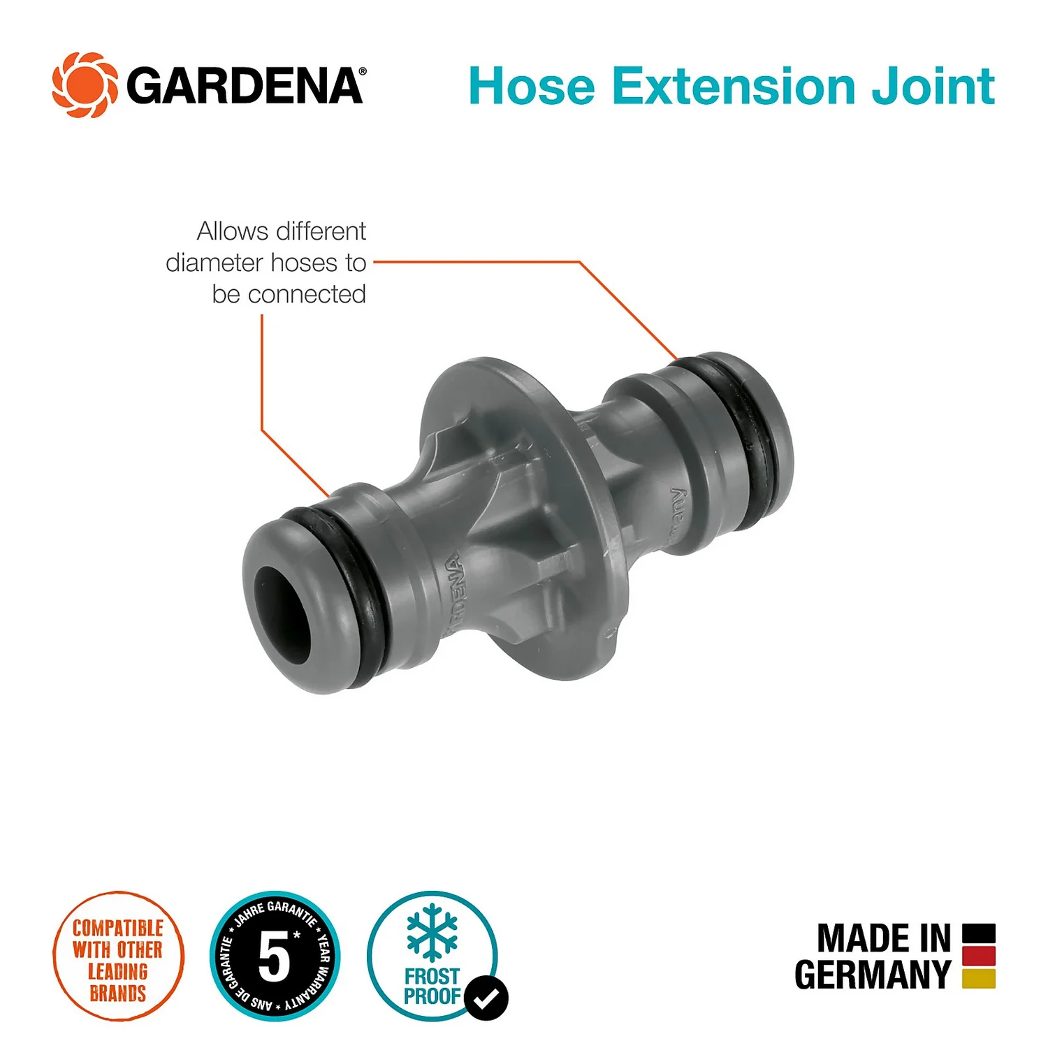GARDENA Hose Extension Joint 3 GARDENA Hose Extension Joint - Image 3