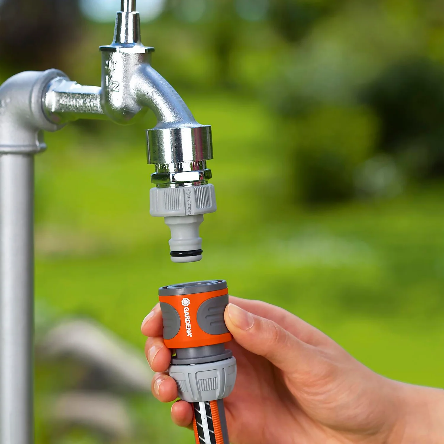 GARDENA Hose Connector 13 Mm (1/2") 15 Mm (5/8") 2 GARDENA Hose Connector 13 Mm (1/2") 15 Mm (5/8") - Image 2