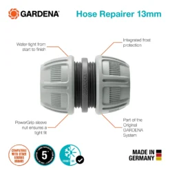 GARDENA Hose Repairer13 Mm (1/2") 15 Mm (5/8") 6 GARDENA Hose Repairer13 Mm (1/2") 15 Mm (5/8") -Garden Care Shop 13043390 8174907555747790
