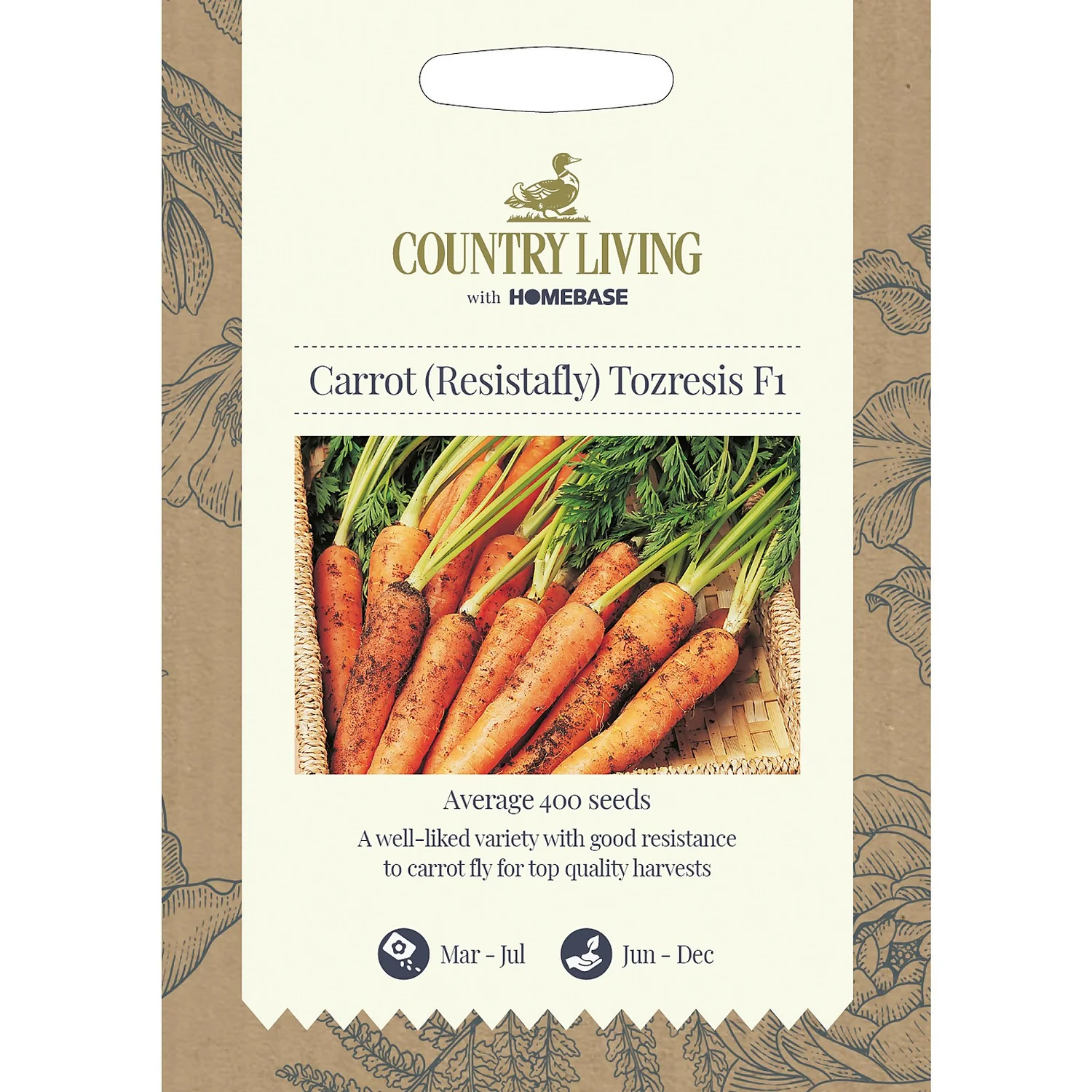 Country Living Carrot Resistafly Tozresis F1 Seeds 1 Country Living Carrot Resistafly Tozresis F1 Seeds