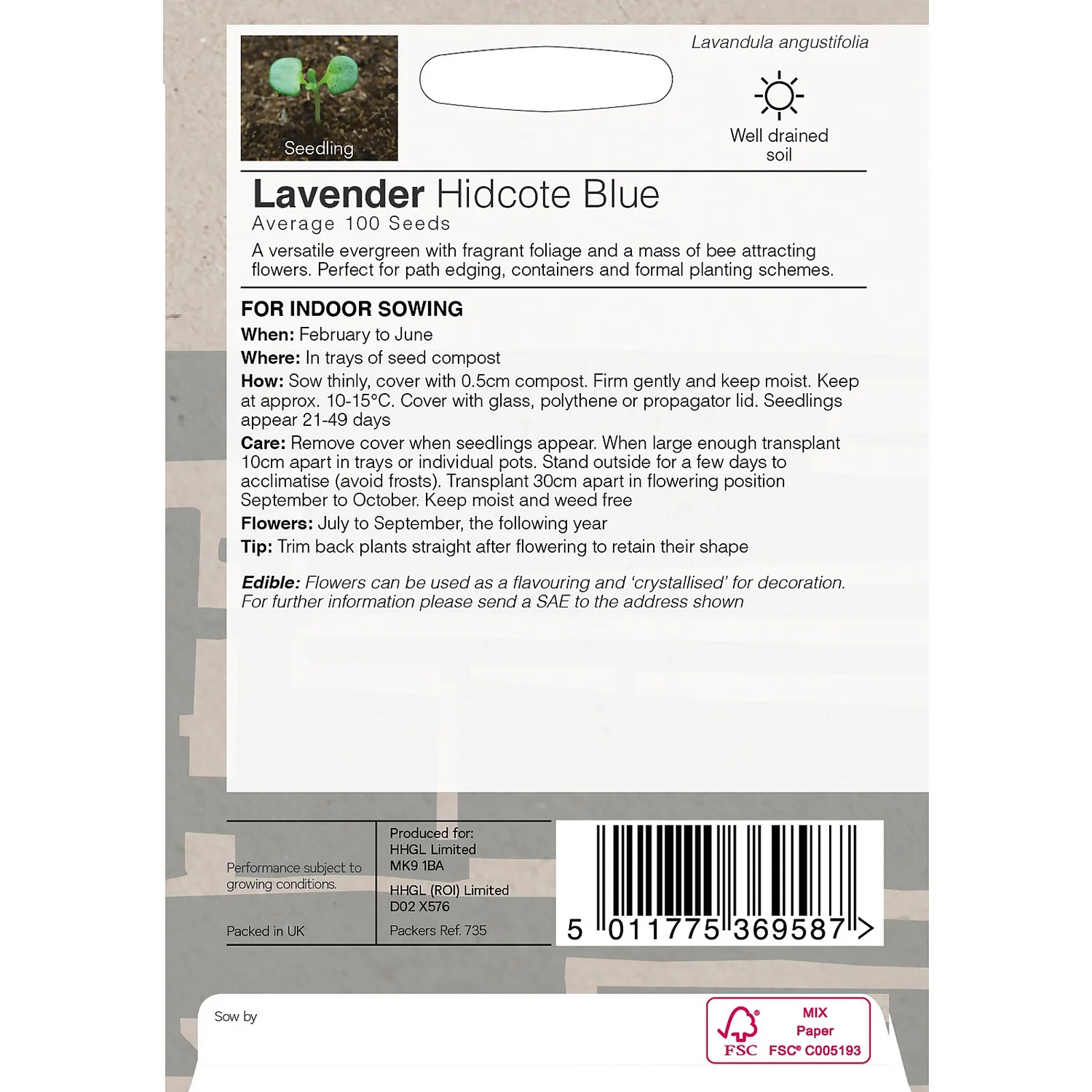 House Beautiful Lavender Hidcote Blue Seeds 2 House Beautiful Lavender Hidcote Blue Seeds - Image 2