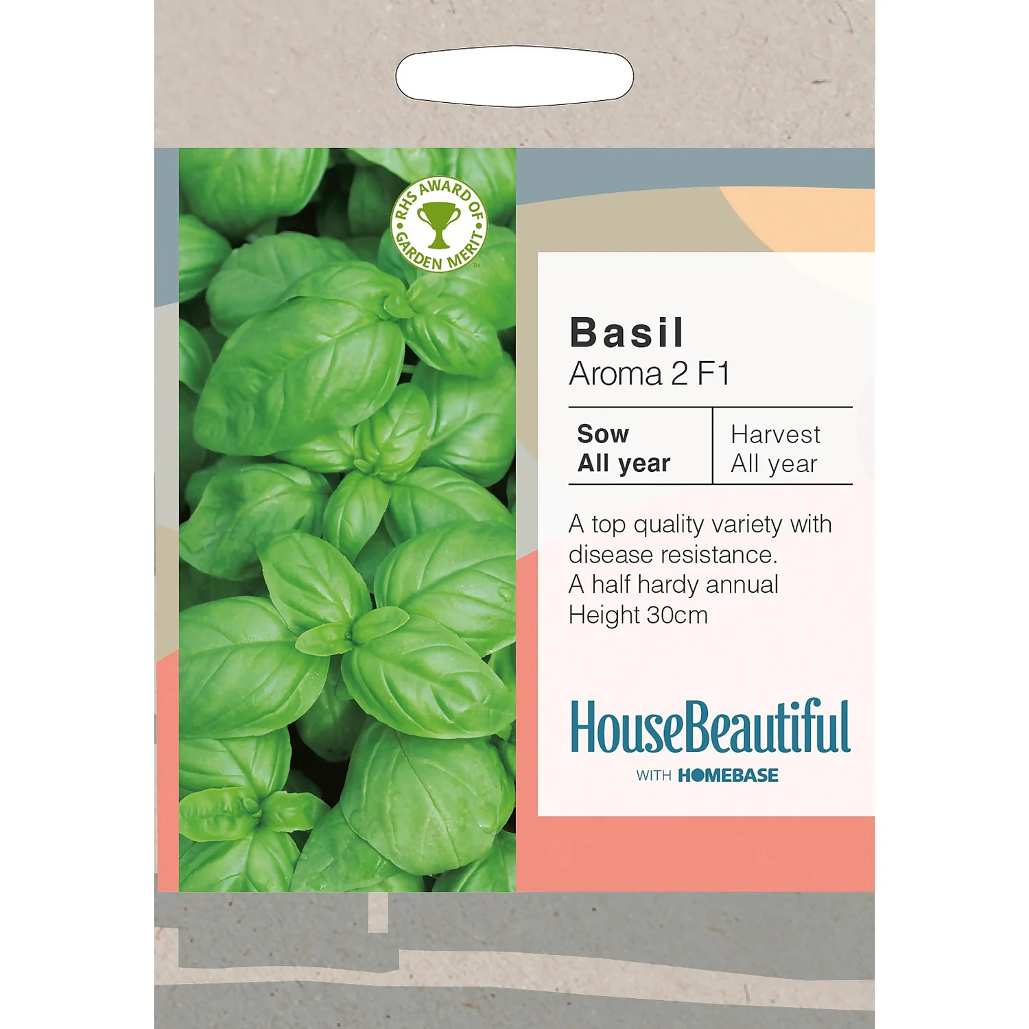 House Beautiful Basil Aroma 2 F1 Seeds 1 House Beautiful Basil Aroma 2 F1 Seeds