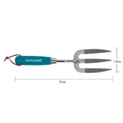House Beautiful Stainless Steel Hand Fork With A Teal Painted Hardwood Handle 6 House Beautiful Stainless Steel Hand Fork With A Teal Painted Hardwood Handle -Garden Care Shop 13188707 1804928022202854