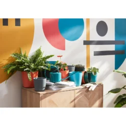 Homebase Metal Watering Can 1L - Teal -Garden Care Shop 13188717 1894948236341226