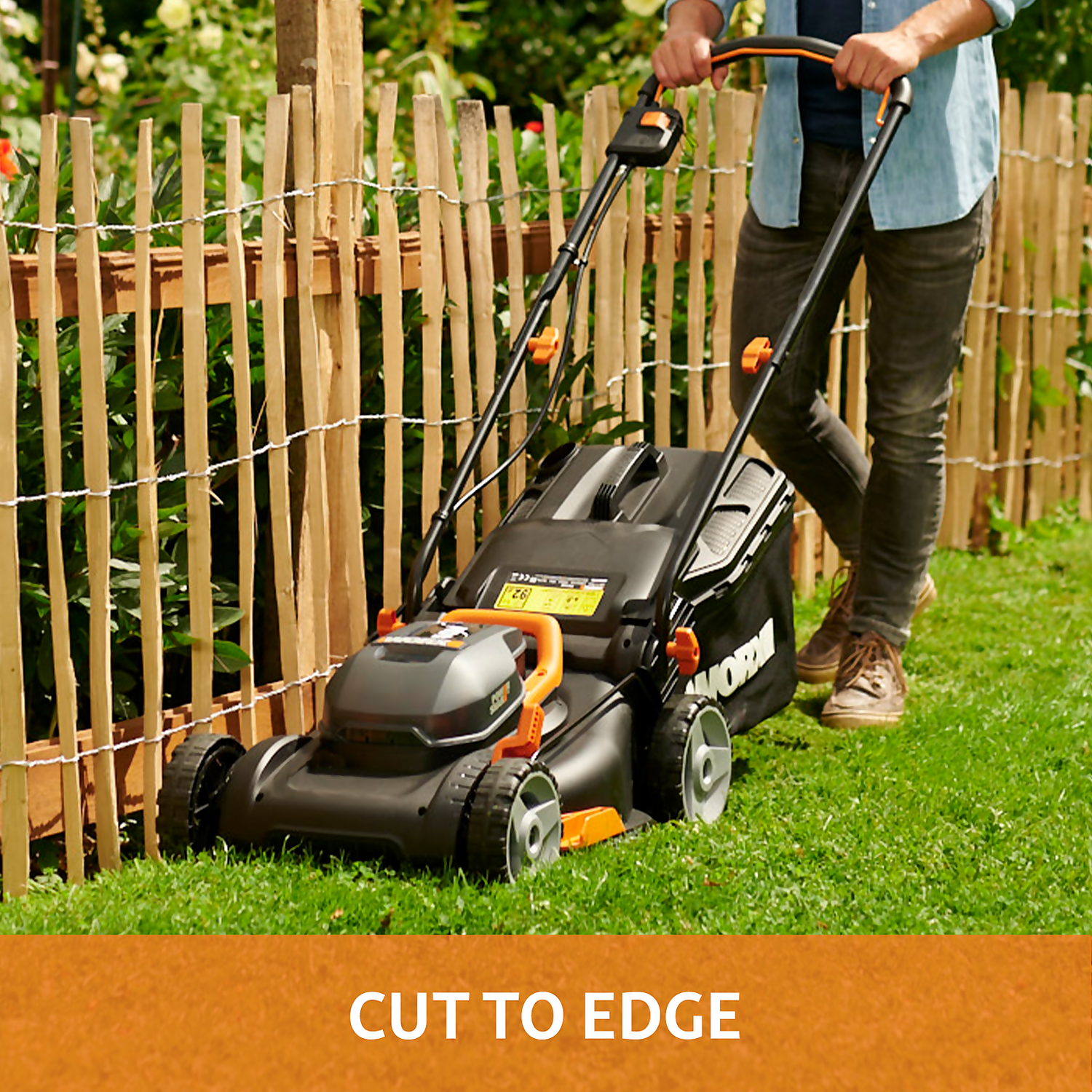 WORX 40V WG927E Cordless Lawn Mower & Trimmer Twin Pack - 34cm 5 WORX 40V WG927E Cordless Lawn Mower & Trimmer Twin Pack - 34cm - Image 5