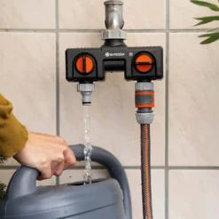 GARDENA Twin-Tap Hose Pipe Connector 7 GARDENA Twin-Tap Hose Pipe Connector -Garden Care Shop 13489627 8904920780813120