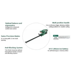 Bosch EasyHedgeCut 18-45 Hedge Trimmer 12 Bosch EasyHedgeCut 18-45 Hedge Trimmer -Garden Care Shop 13496928 1884961768712855