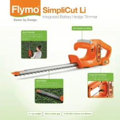 Flymo SimpliCut Cordless Hedge Trimmer -Garden Care Shop 13524808 1594936857993480