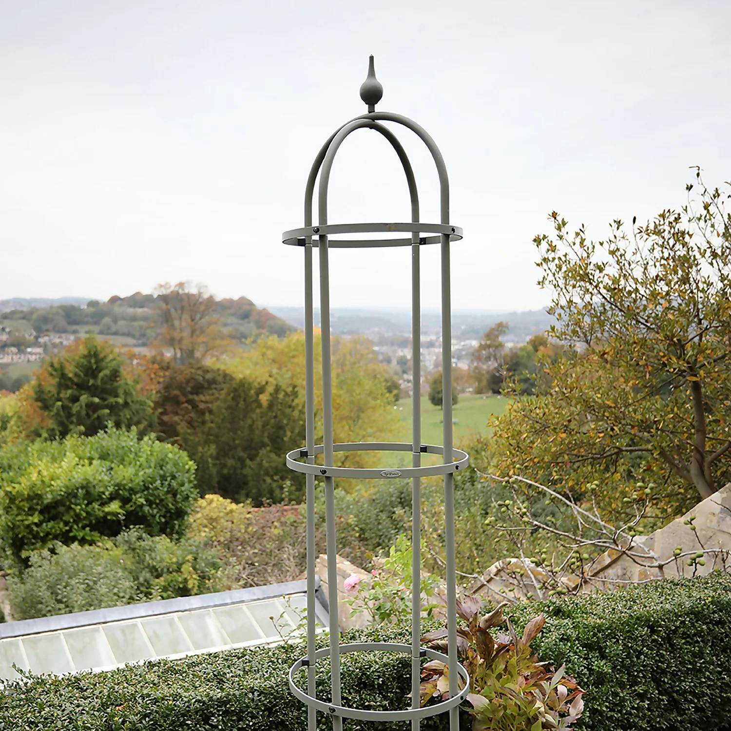 Agriframes Decorative Garden Obelisk 2.4m - Green 2 Agriframes Decorative Garden Obelisk 2.4m - Green - Image 2