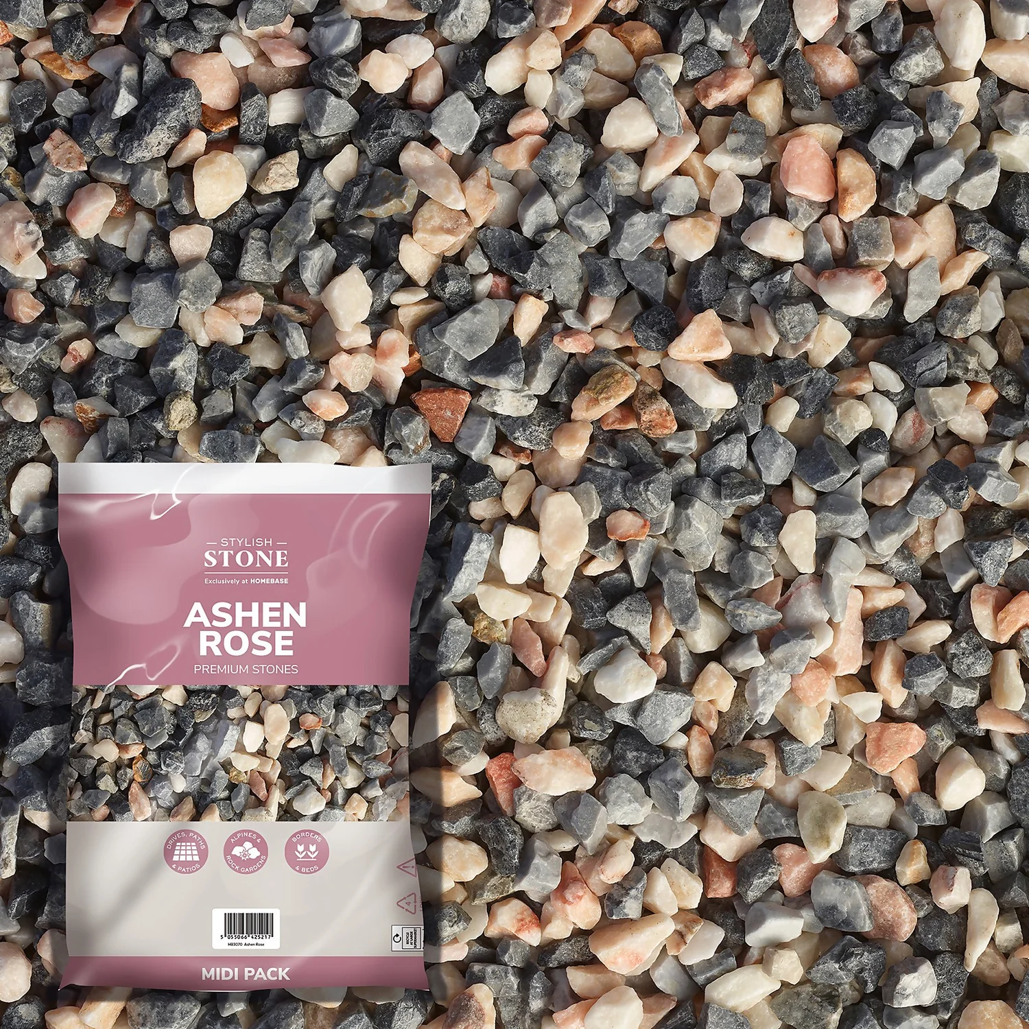 Stylish Stone Ashen Rose Midi Bag 1 Stylish Stone Ashen Rose Midi Bag