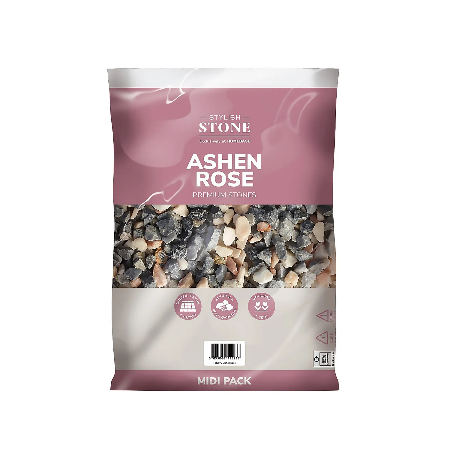 Stylish Stone Ashen Rose Midi Bag 5 Stylish Stone Ashen Rose Midi Bag - Image 5