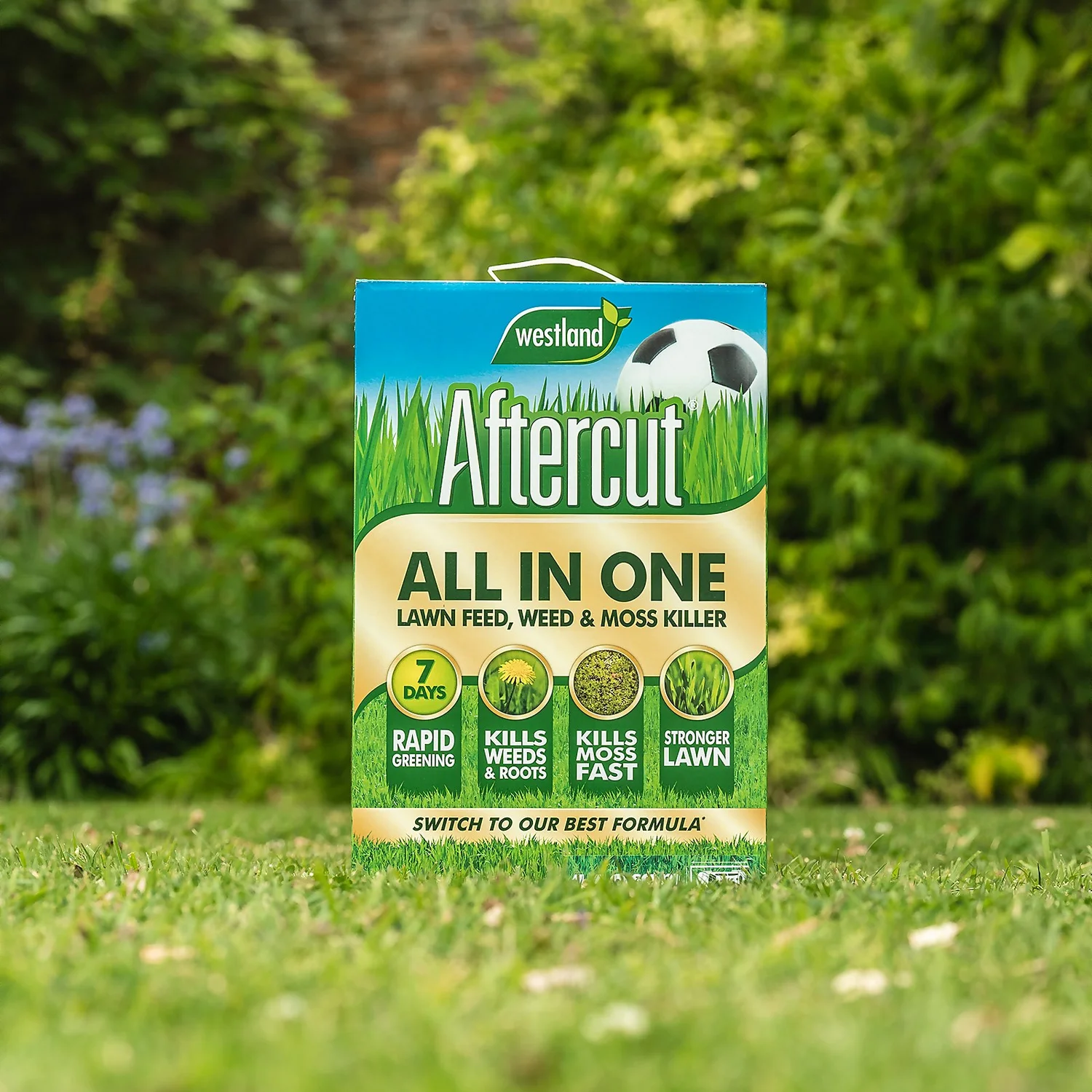 Aftercut All In One Lawn Feed, Weed & Moss Killer 160m2 Box 3 Aftercut All In One Lawn Feed, Weed & Moss Killer 160m2 Box - Image 3
