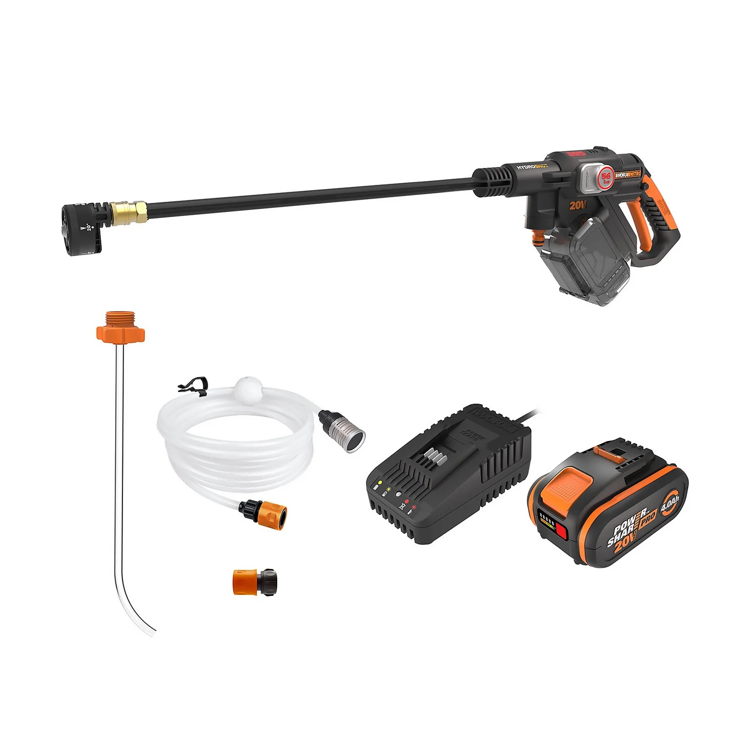 Worx Nitro Brushless Hydroshot Cordless Pressure Washer 1 Worx Nitro Brushless Hydroshot Cordless Pressure Washer